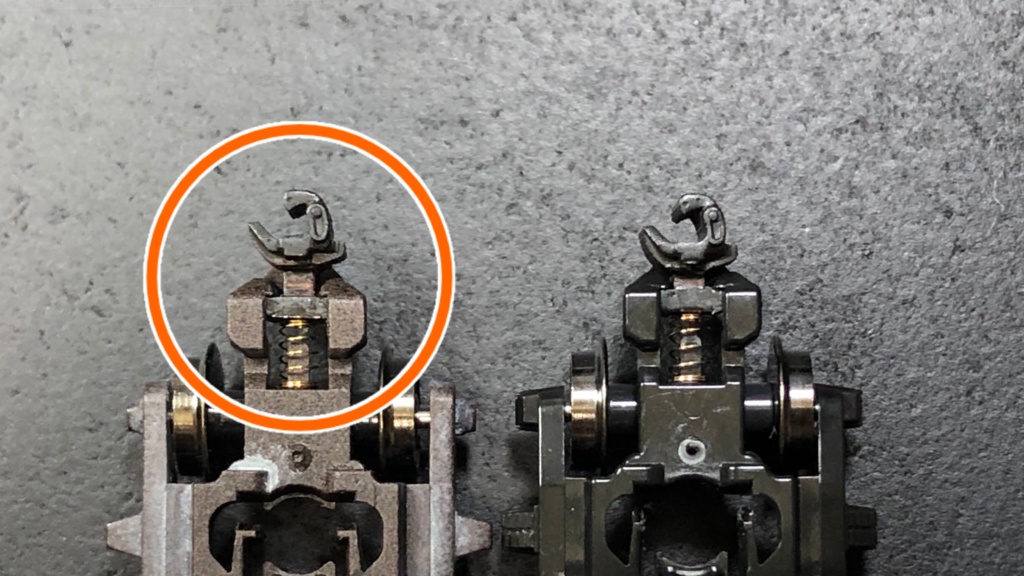 SS(一部ボギー車向け):マルチナックルカプラー(改)