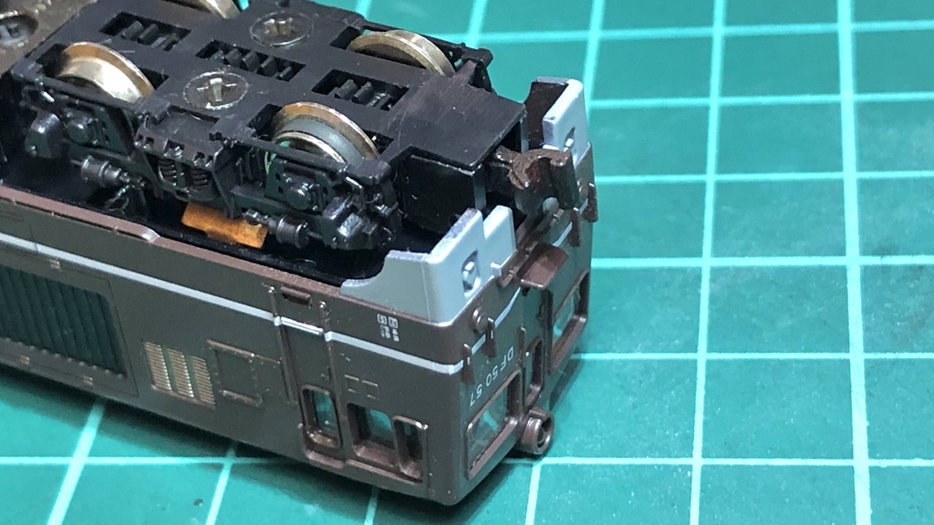 TLC(T社F級機関車台車マウント用):マルチナックルカプラー(改)