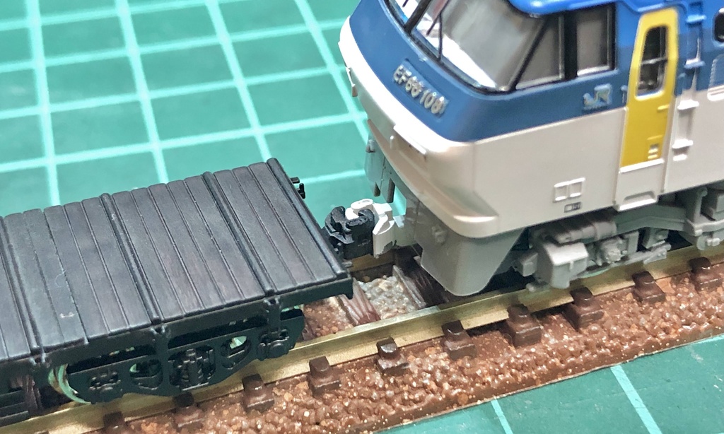 TLC(T社F級機関車台車マウント用):マルチナックルカプラー(改)