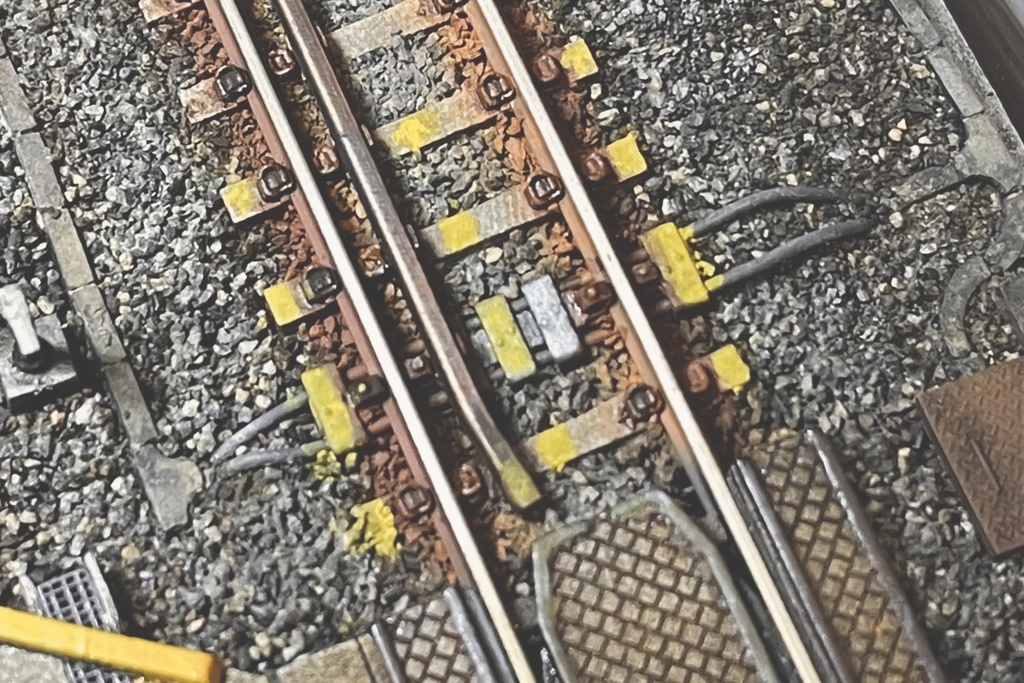 ケーブル防護用切り欠き枕木(5本セット)Nゲージ