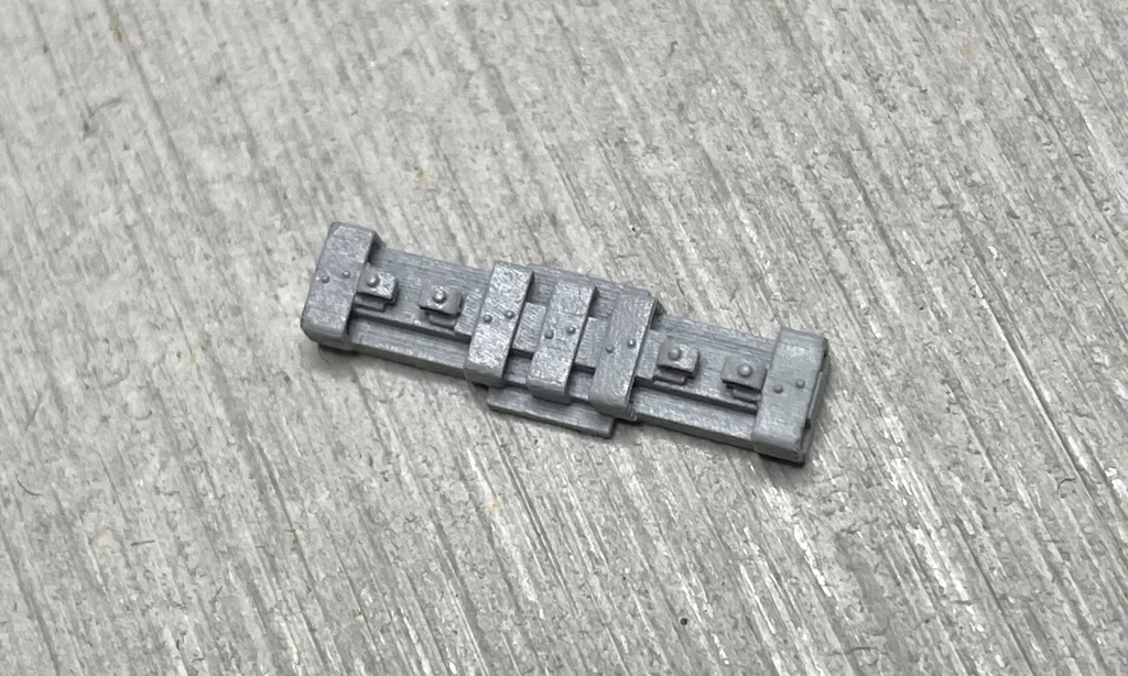 ケーブル防護用切り欠き枕木(5本セット)Nゲージ