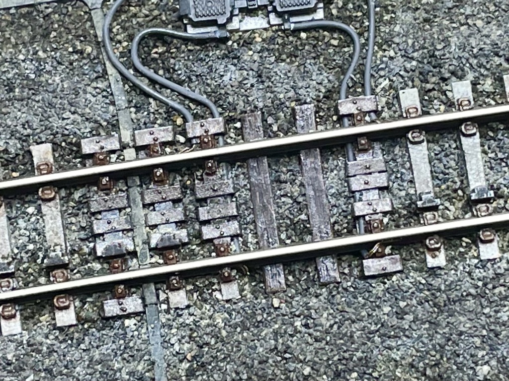 ケーブル防護用切り欠き枕木(5本セット)Nゲージ