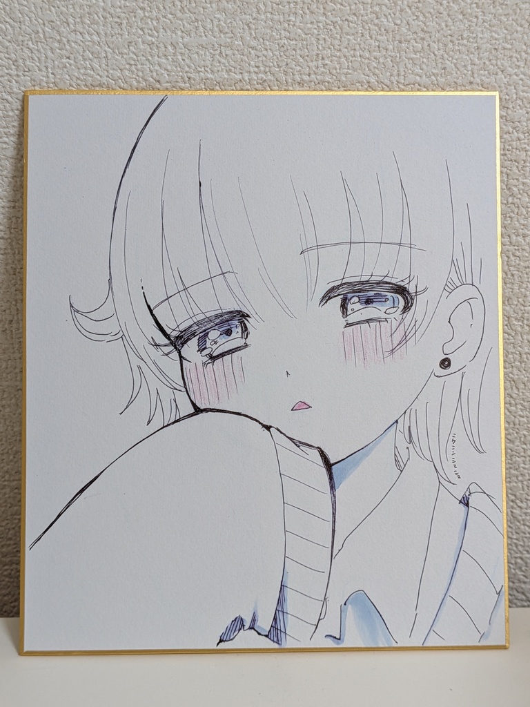 彼女ちゃん　色紙