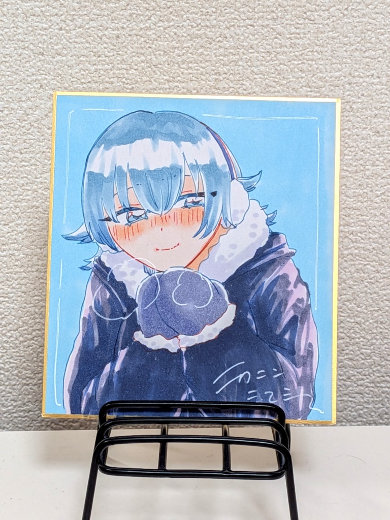 彼女ちゃん　1/4色紙