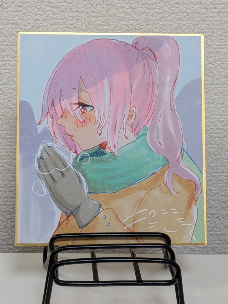 犬系彼女ちゃん　1/4色紙