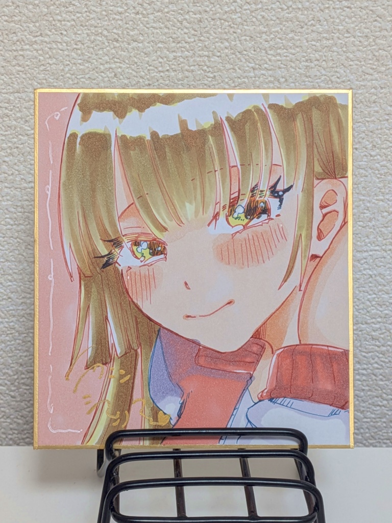 耳掛けぎゃるちゃん　1/4色紙