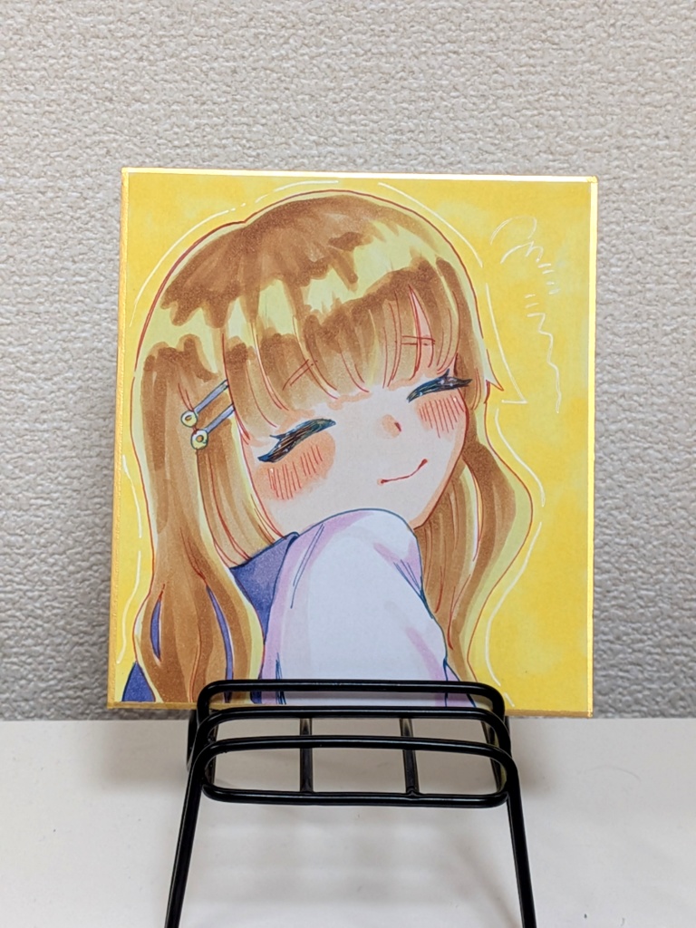 ひまわりちゃん　1/4色紙