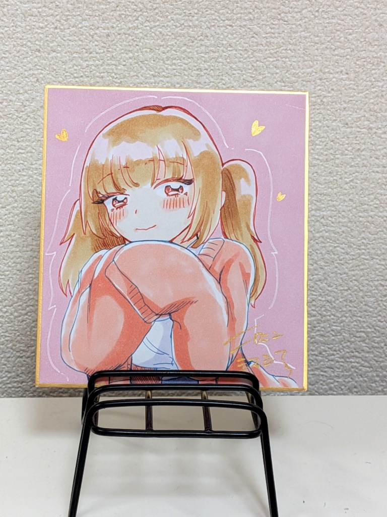 ツインテールちゃん　1/4色紙