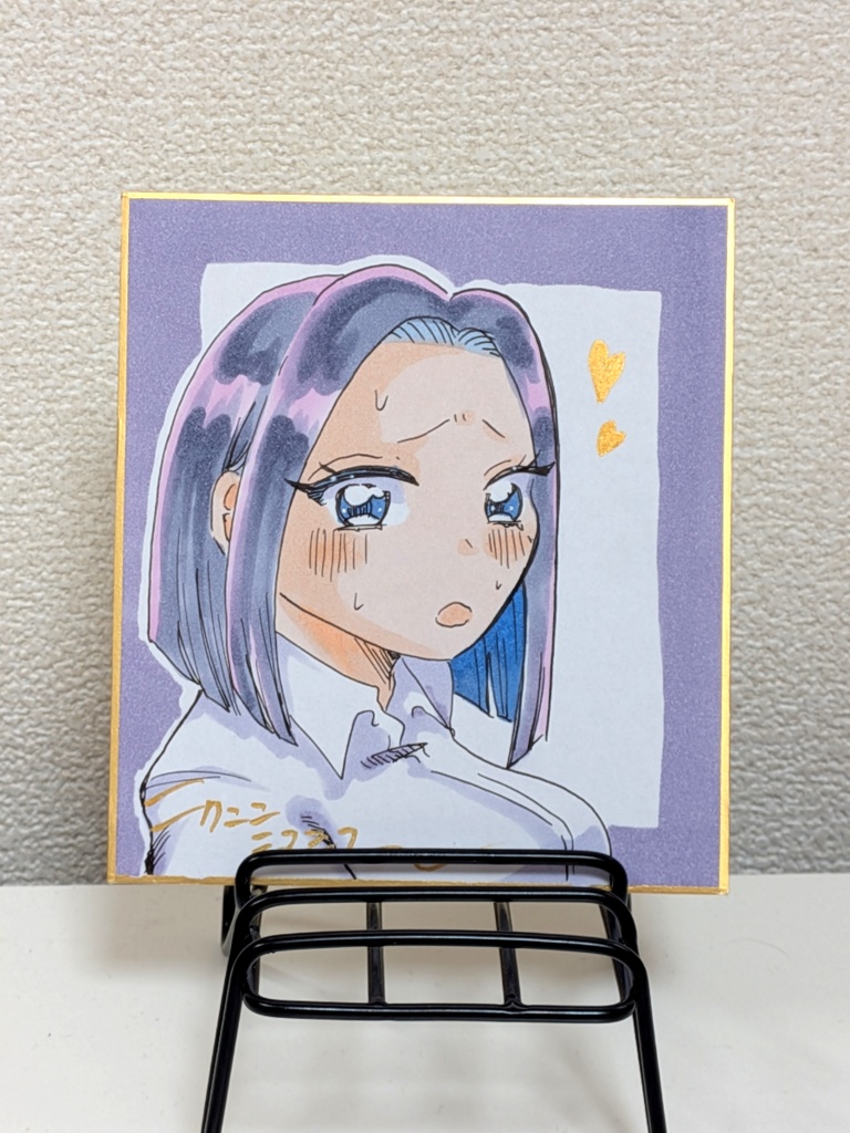 前田ちゃん　1/4色紙