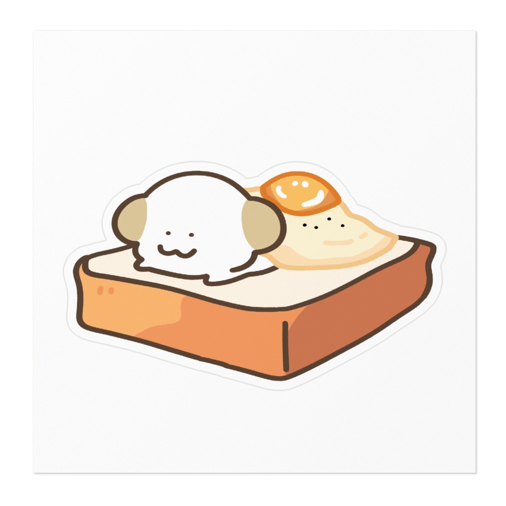 挟まれステッカー