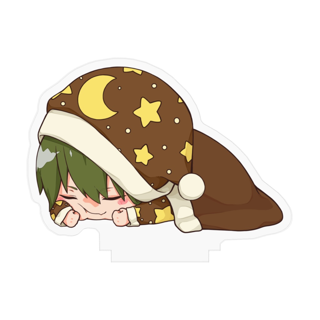 こんおぐれアクリルフィギュア(荒村ボブデザインSDおやすみver.)