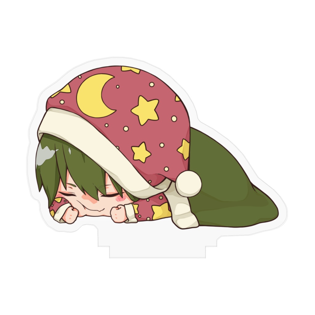 こんおぐれアクリルフィギュア(荒村ボブデザインSDおやすみver.)