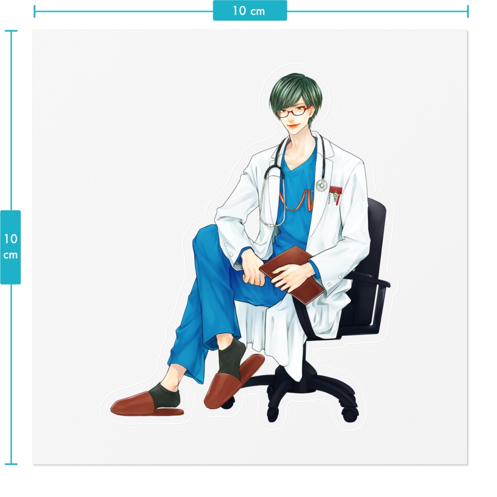 こんおぐれ誕生日記念グッズ2024【クリアステッカー】