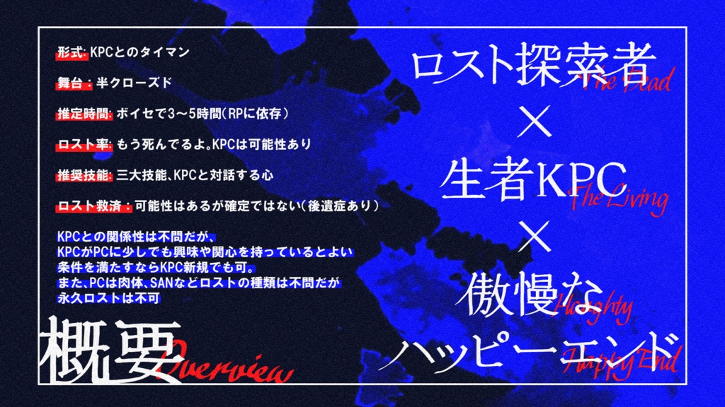 【CoCシナリオ】デッドエンド・リライト SPLL:E189560