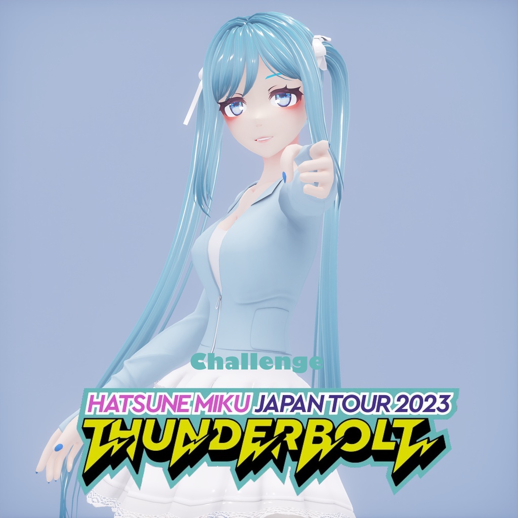 [MMD] Jon-YAKITORY - THUNDERBOLT feat. Hatsune Miku Challenge Motion by Nikisa San