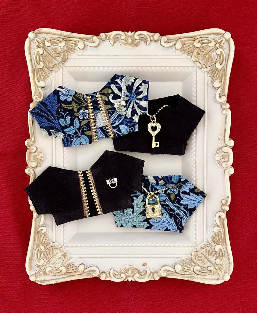 ぬい服10-12cmおしゃれ着【106】4枚セット