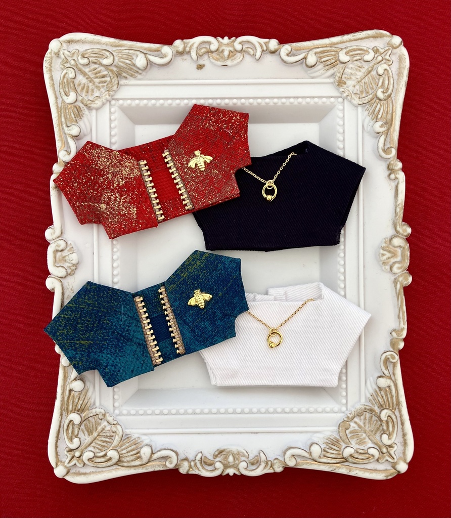 ぬい服10-12cm おしゃれ着【メタルビー】4枚セット