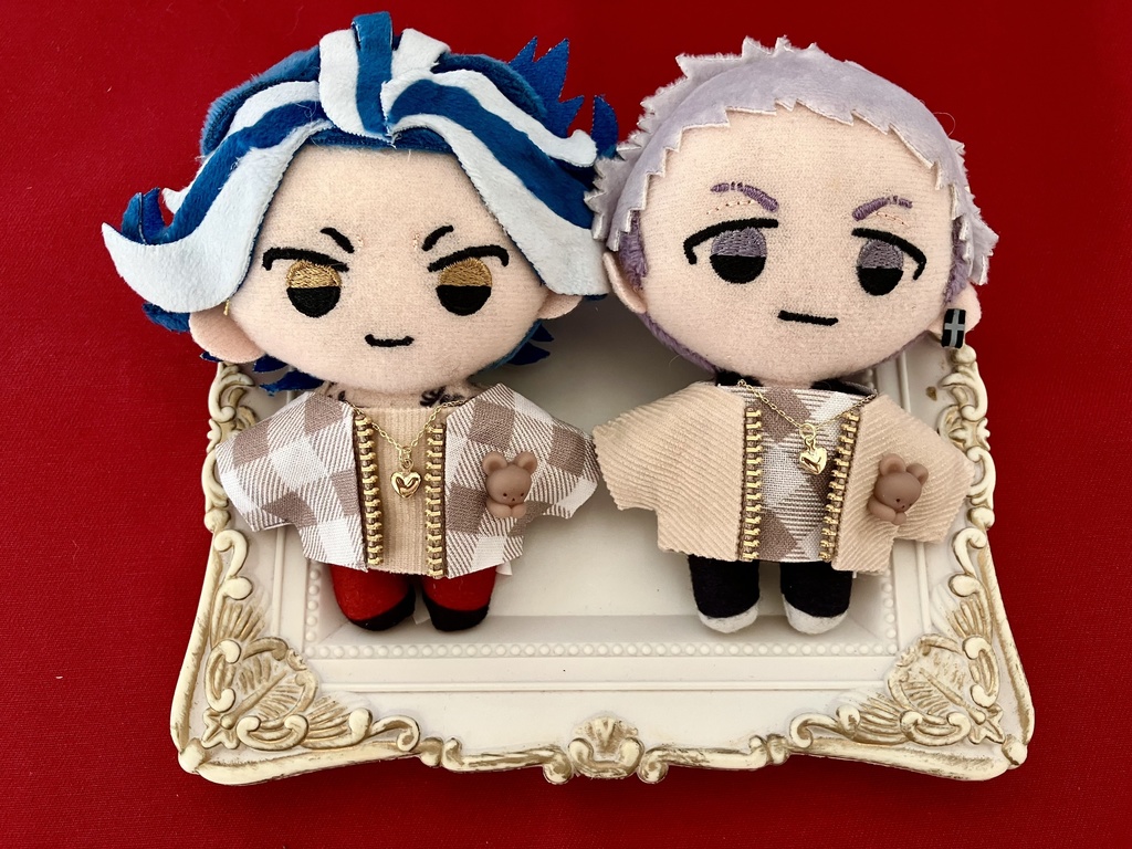 ぬい服10-12cmおしゃれ着【ちびくまちゃん】4枚セット