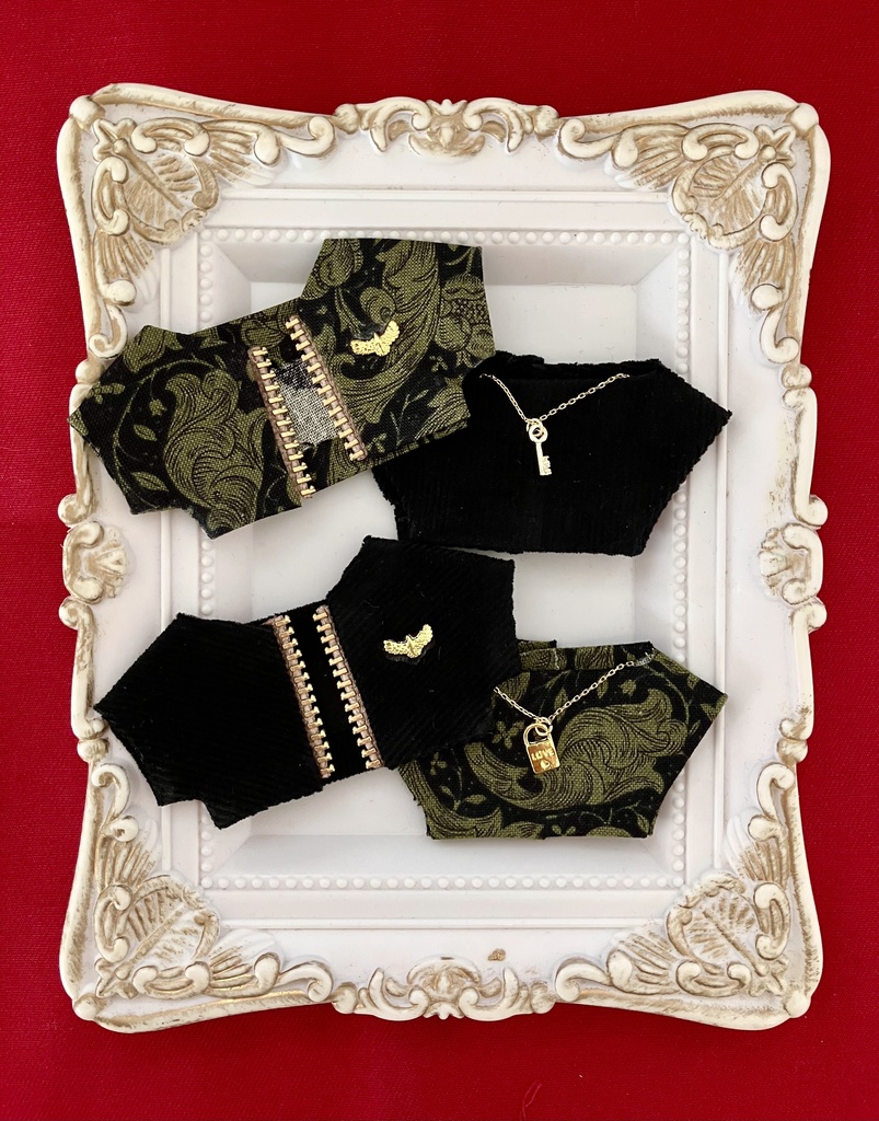 ぬい服10-12cmおしゃれ着【523】4枚セット