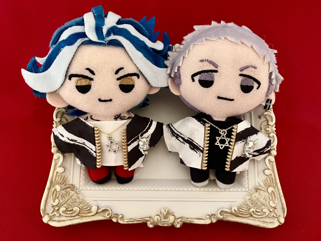 ☘️残り僅か☘️ぬい服10-12cmおしゃれ着【般若】4枚セット