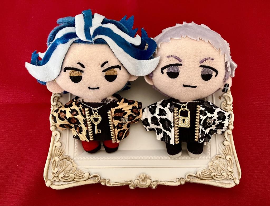 ぬい服 10-12cm おしゃれ着【ヒョウ柄】4枚セット