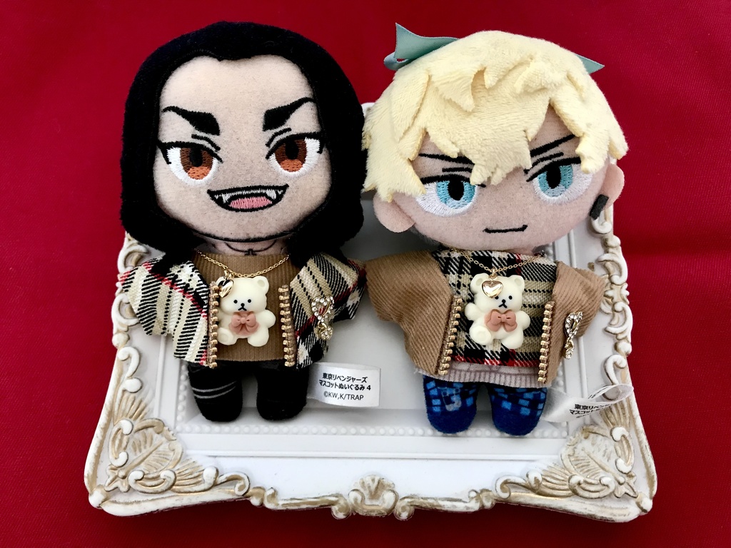 ぬい服10-12cm おしゃれ着【くまちゃんBE】4枚セット