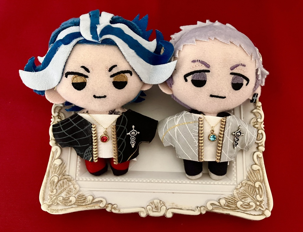 ぬい服10-12cmおしゃれ着【レトロダーク】4枚セット