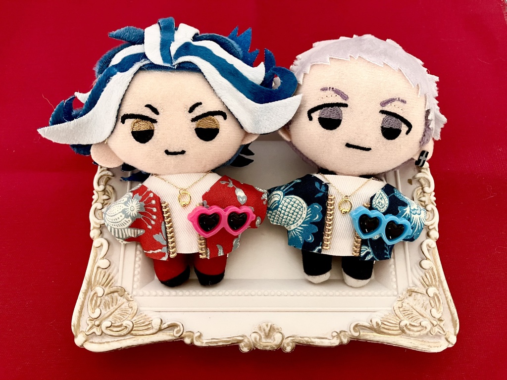 ぬい服 10-12cm おしゃれ着【Ocean】4枚セット