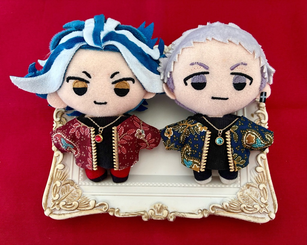 ぬい服10-12cmおしゃれ着【チャイナ】4枚セット