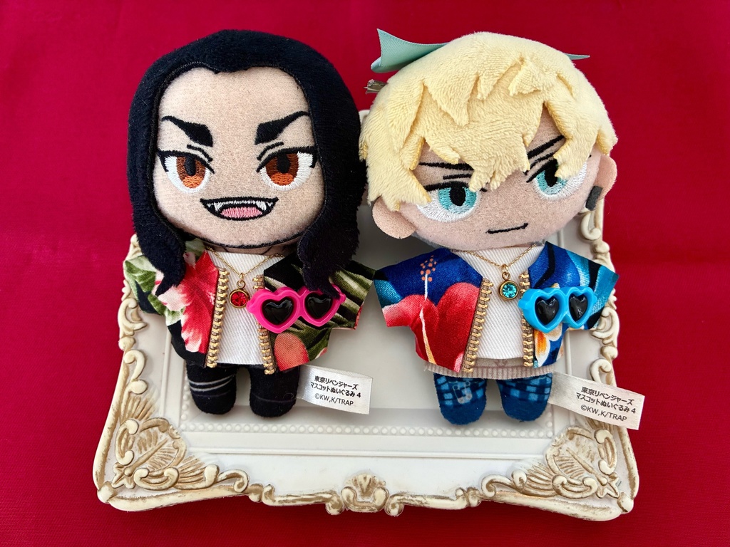 ぬい服10-12cmおしゃれ着【アロハ】4枚セット