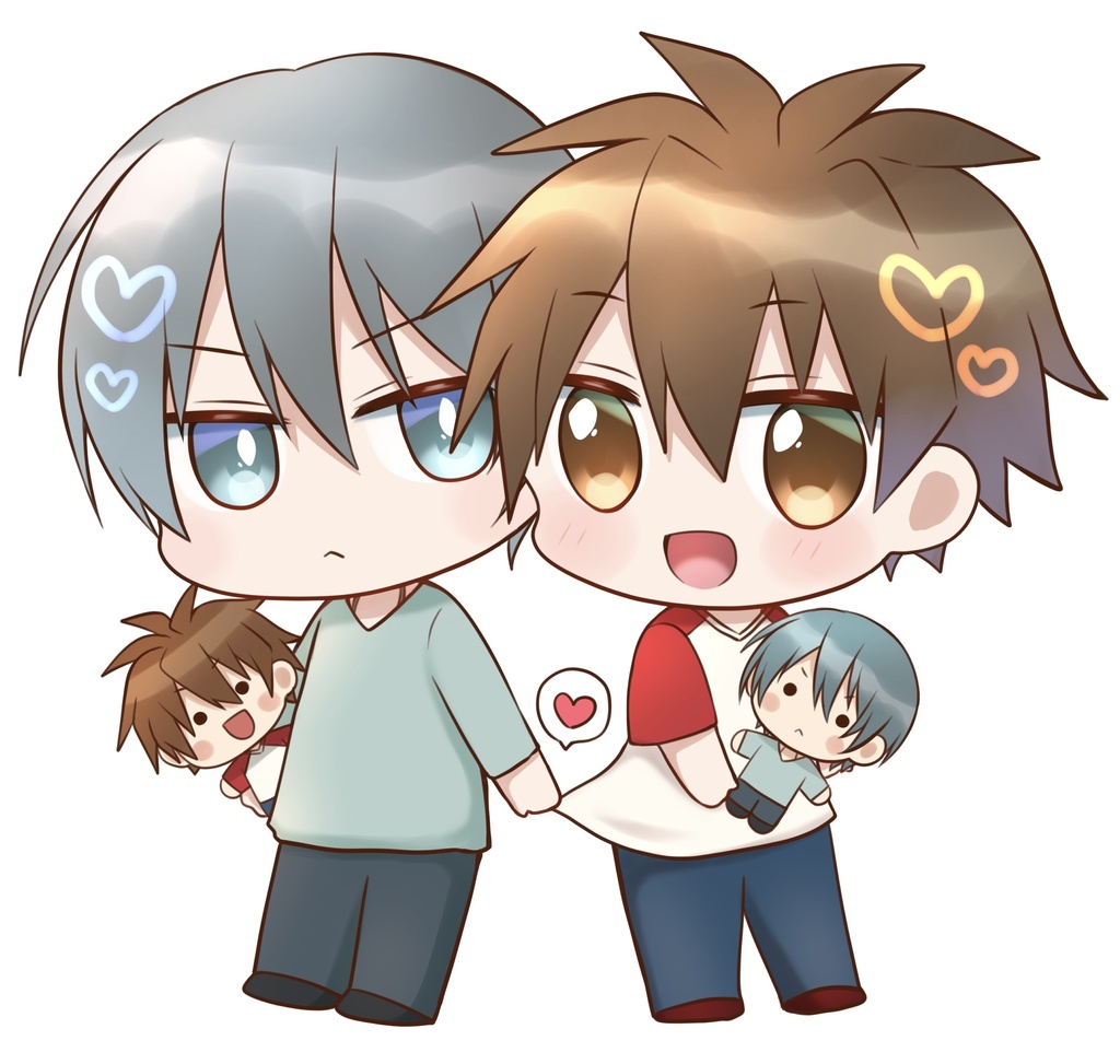 響と明くん♡なかよしアクキー