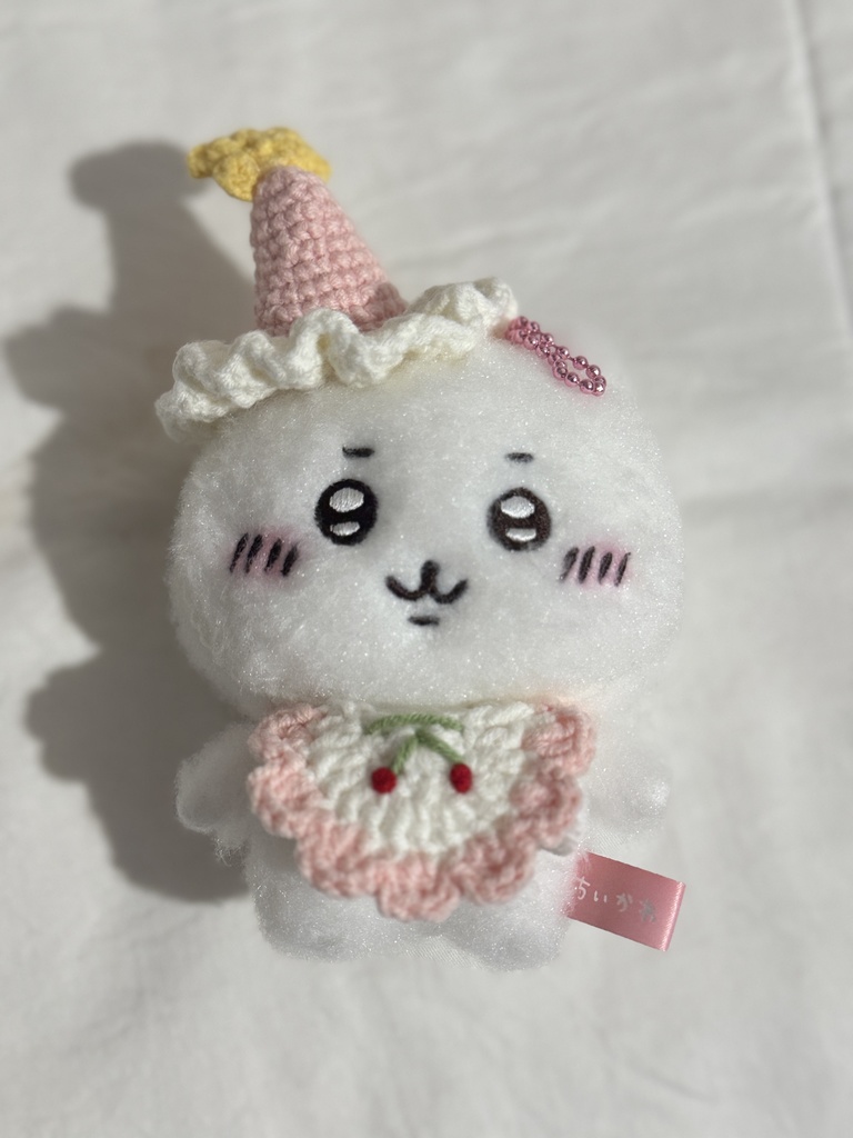 ぬい服　帽子　スタイ　ぬいぐるみ用　かぎ編み