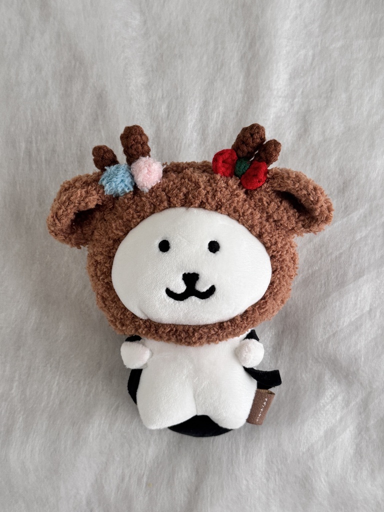 ぬいぐるみ用　ぬい服　編み物　ふわふわ　クリスマス