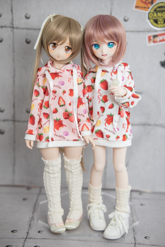 MDD(S.M.L胸)SDM size いちごパーカーワンピ