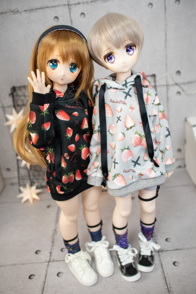 MDD(S.M.L胸)SDM size いちごパーカーワンピ