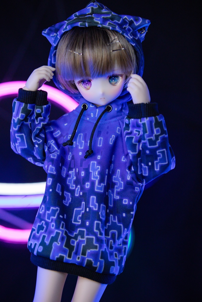 MDD(S.M.L胸) SDM DDP size サイバーキャットパーカーver.2.0