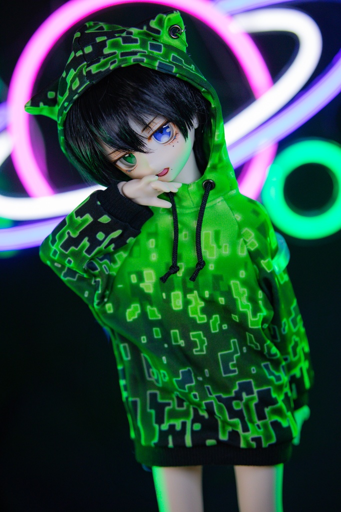 MDD(S.M.L胸) SDM DDP size サイバーキャットパーカーver.2.0