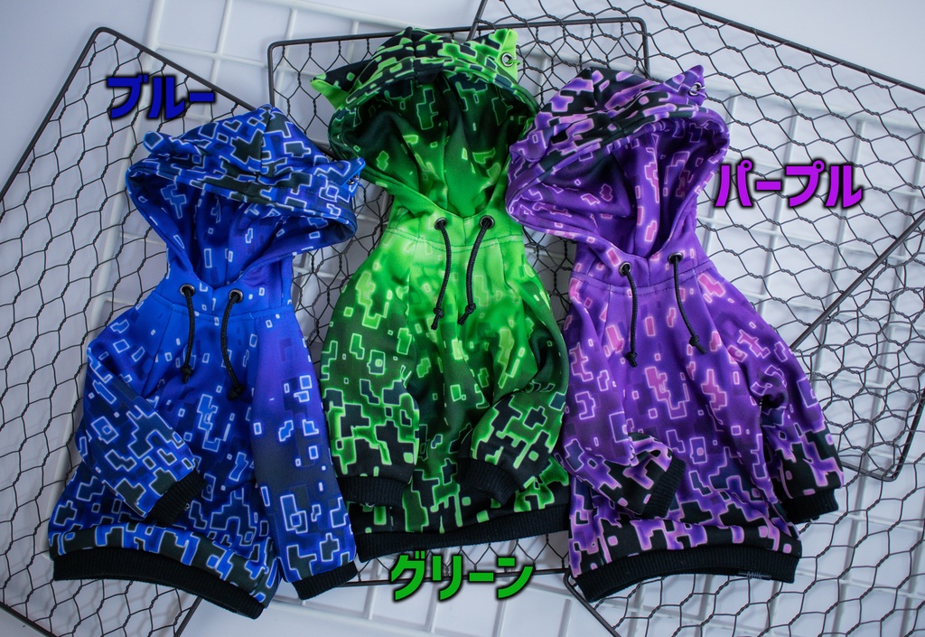 MDD(S.M.L胸) SDM DDP size サイバーキャットパーカーver.2.0