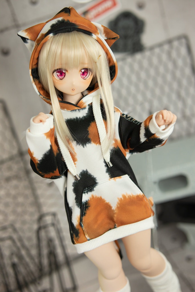 MDD(S .M.L胸) DDP SDM size なりきり猫パーカー