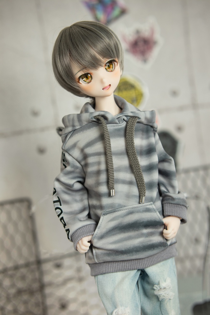 MDD(S .M.L胸) DDP SDM size なりきり猫パーカー