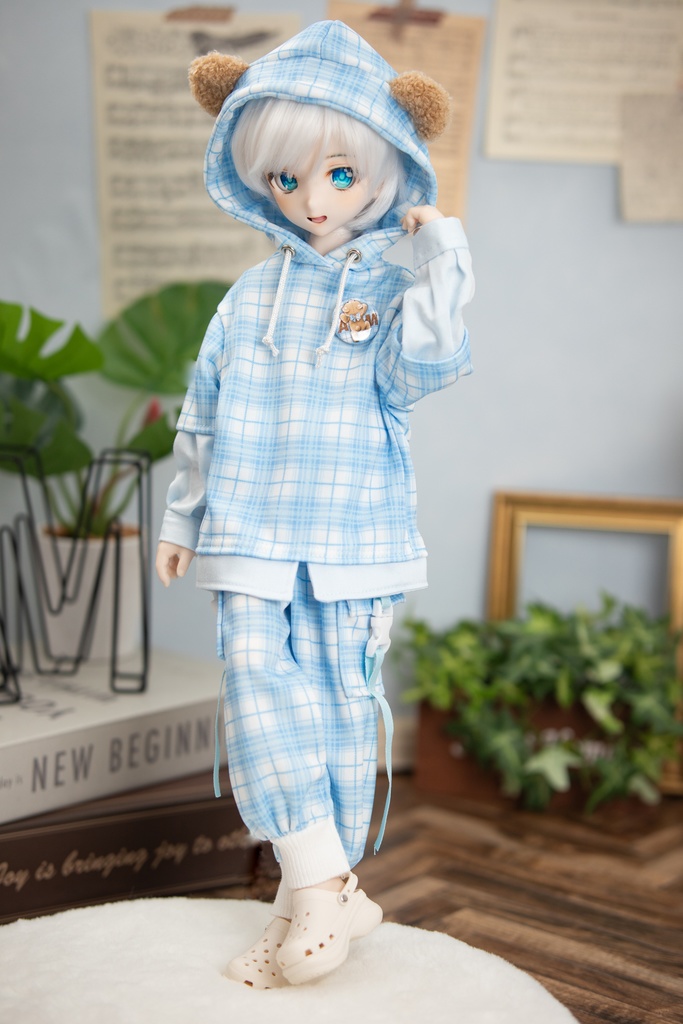 MDD size もちあし くまチェック カーゴパンツ 単品