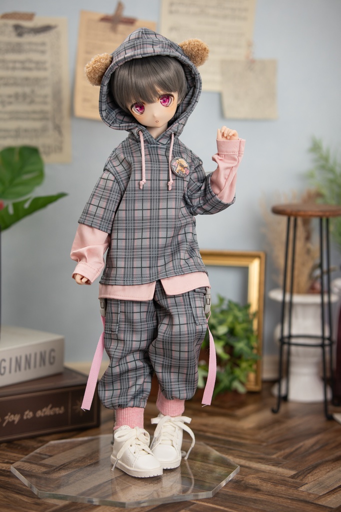 MDD size もちあし くまチェック カーゴパンツ 単品