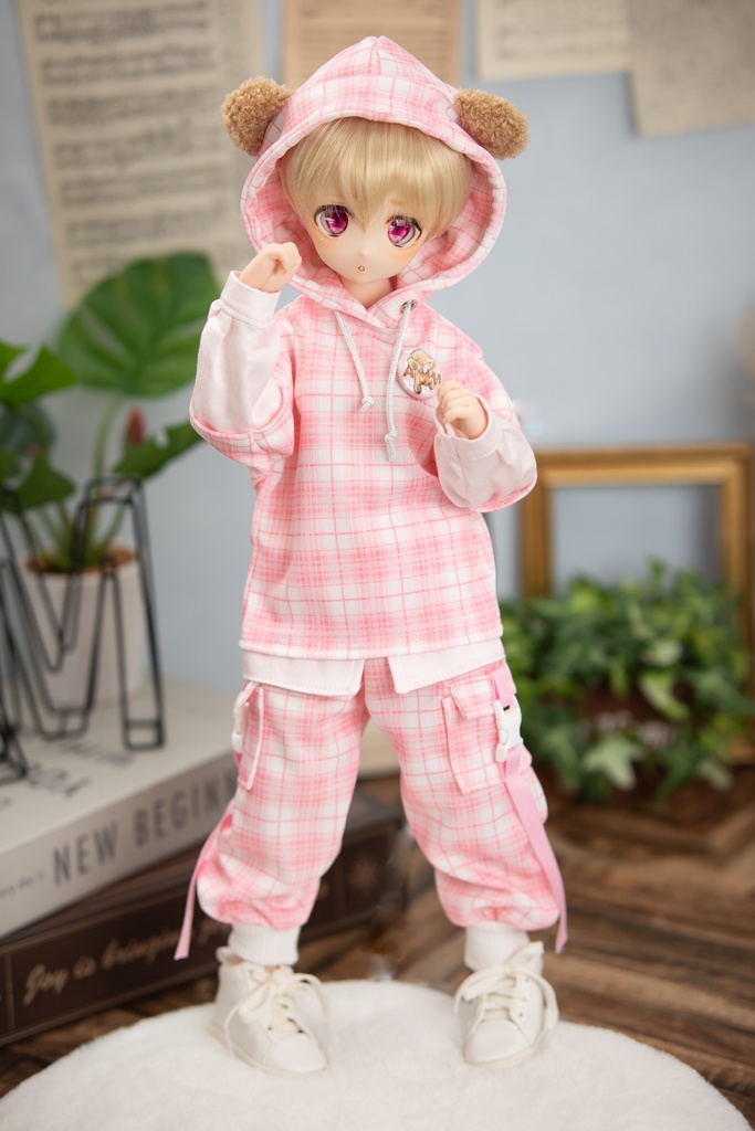 MDD size もちあし くまチェック カーゴパンツ 単品