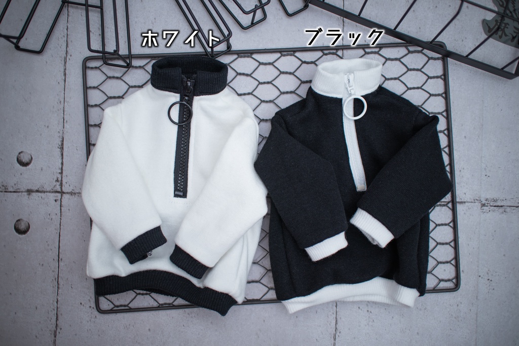 MDD(S .M.L胸)もちあし SDM size ハーフジップトレーナー