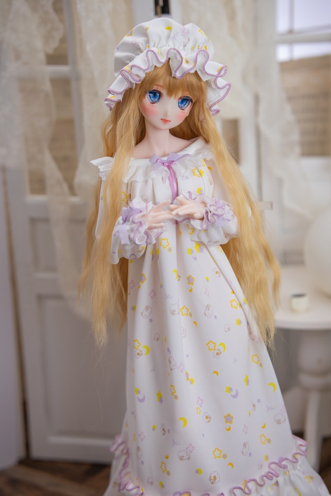 DD・DDS・DDdyサイズ　羊と月と星のナイトウェア