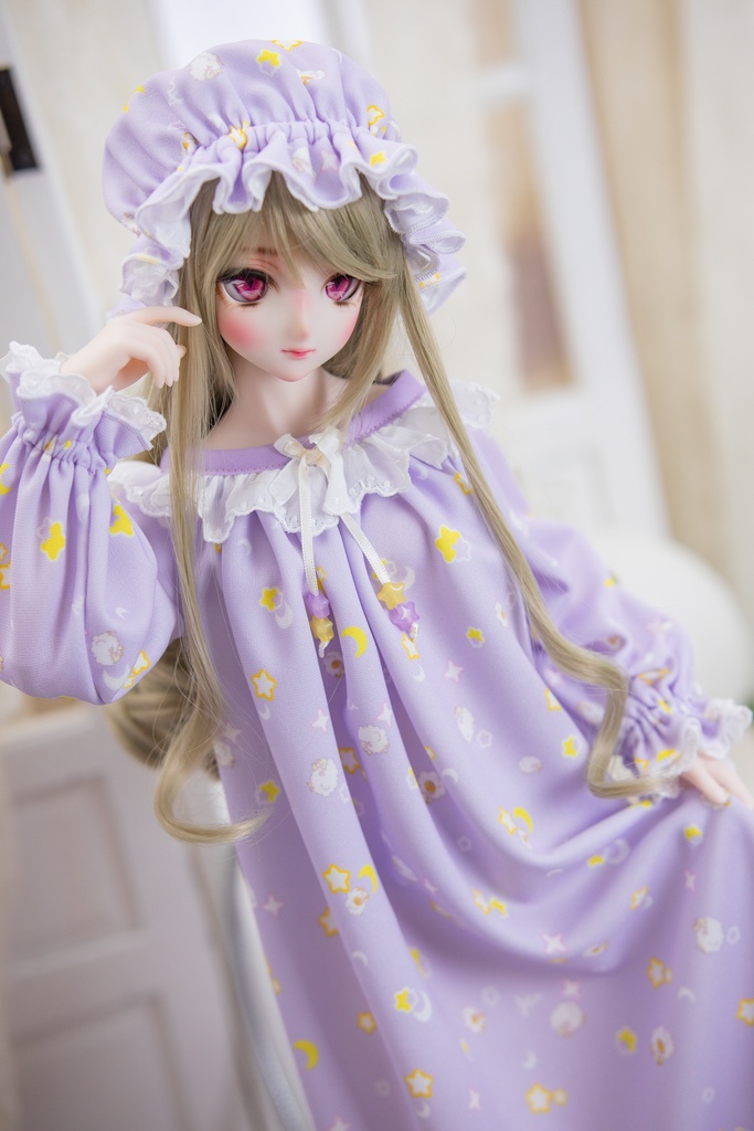 DD・DDS・DDdyサイズ　羊と月と星のナイトウェア