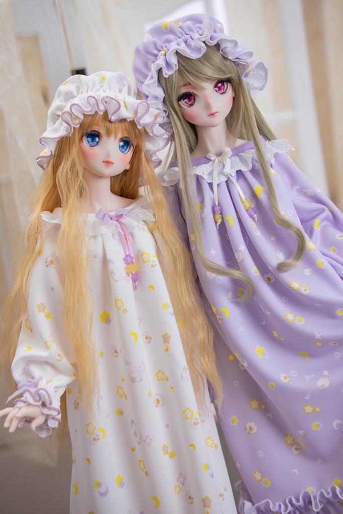 DD・DDS・DDdyサイズ　羊と月と星のナイトウェア