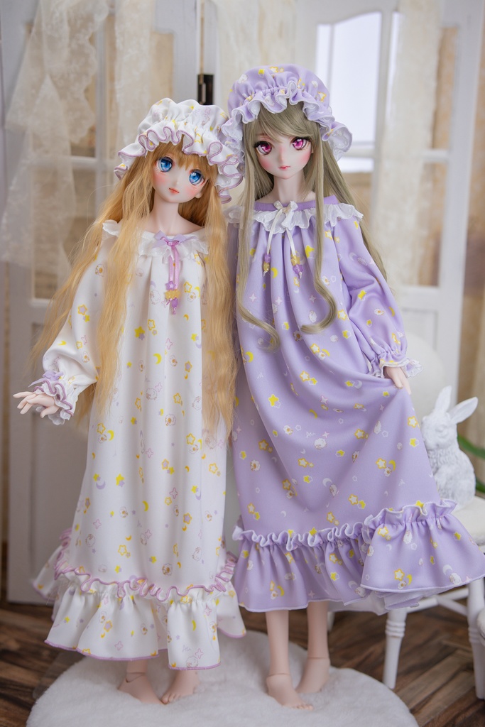 DDサイズ　羊と月と星のナイトウェア