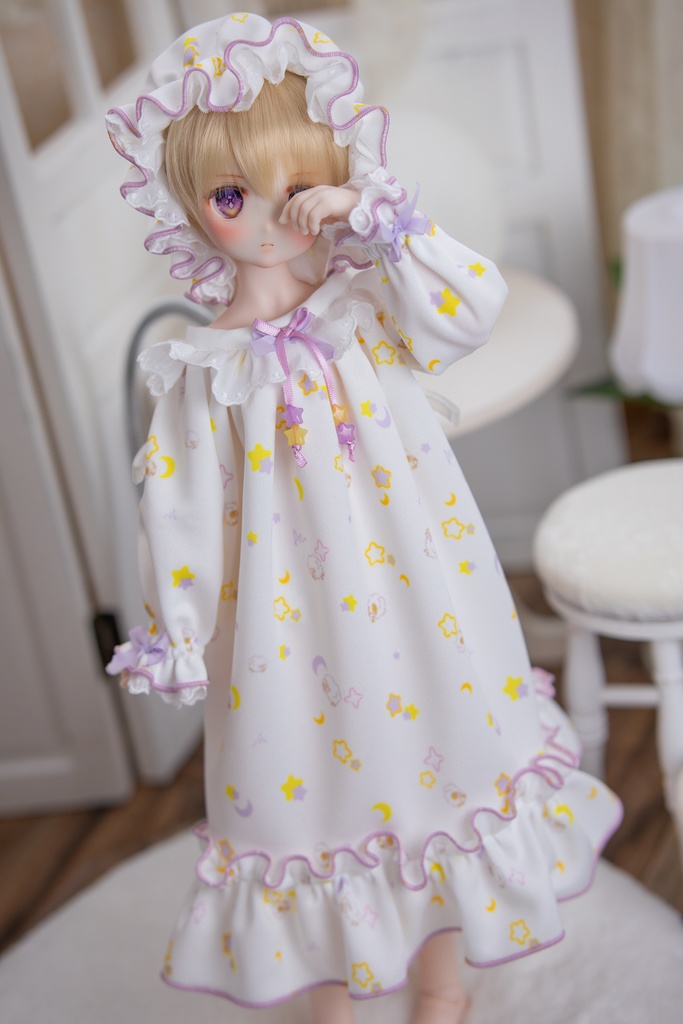 MDDサイズ 羊と月と星のナイトウェア