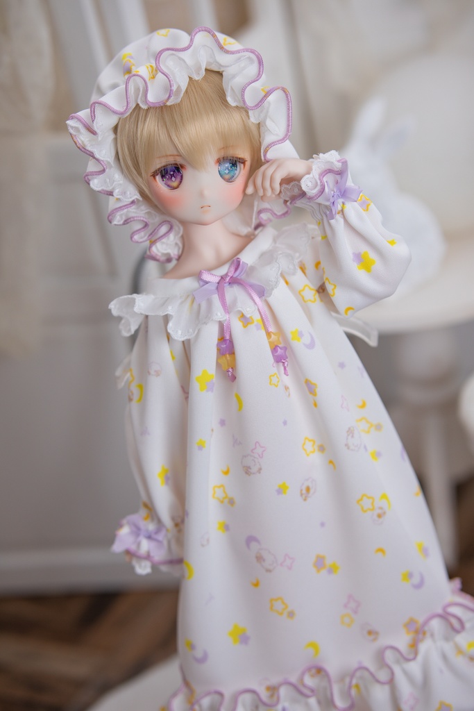 MDDサイズ 羊と月と星のナイトウェア